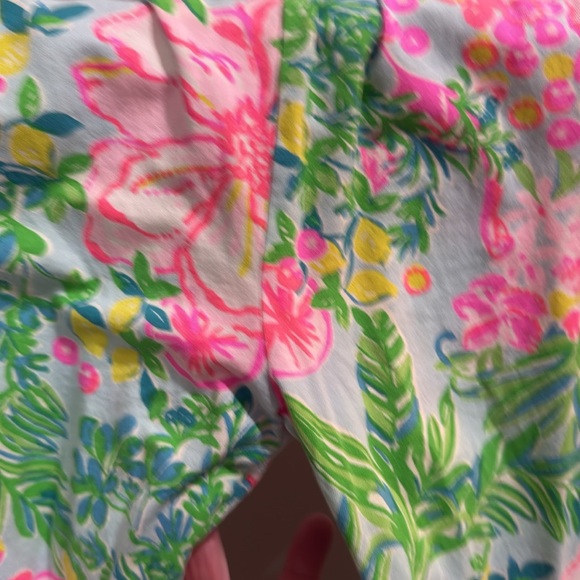 Lilly Pulitzer Girls Pajama Set 12 Long Sleeve Elastic Waistband - Picture 3 of 4